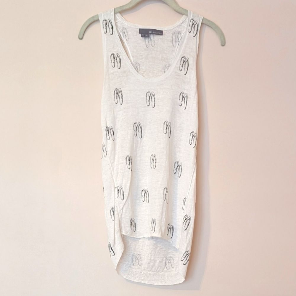 360 Sweater Linen Flip Flops Tank Top S
